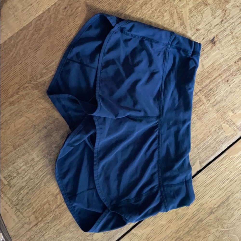 Black speed up lululemon shorts